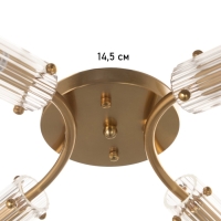 Люстра "Рико" 4х40Вт Е27 бронза 46х40х18см