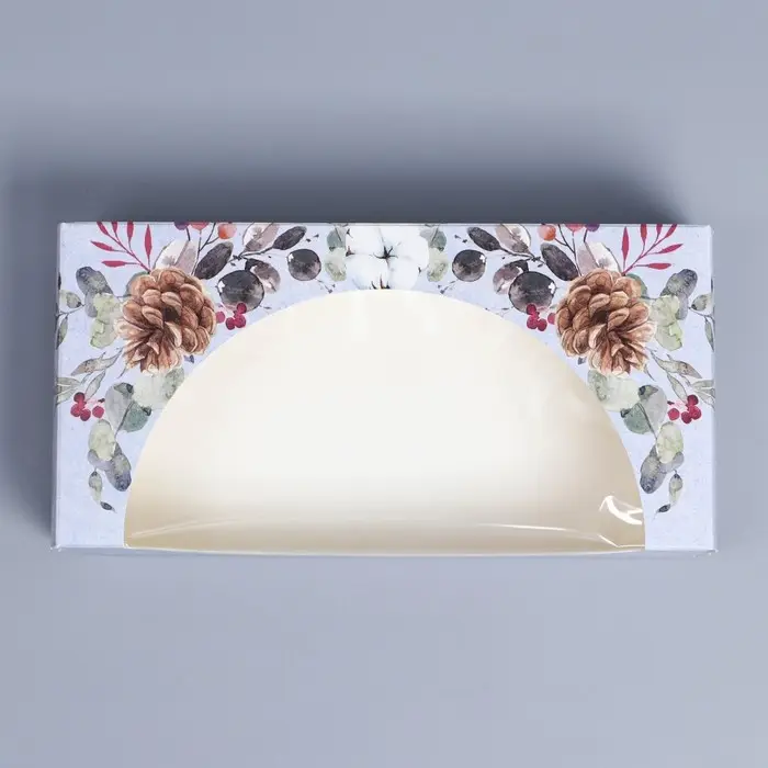 Коробка складная &laquo;Новогодняя ботаника&raquo;, 20 x 10 x 5 см