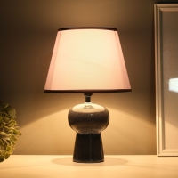 Лампа настольная "Идея" 1х40Вт Е14 темно-синий 22,5х22,5х33см