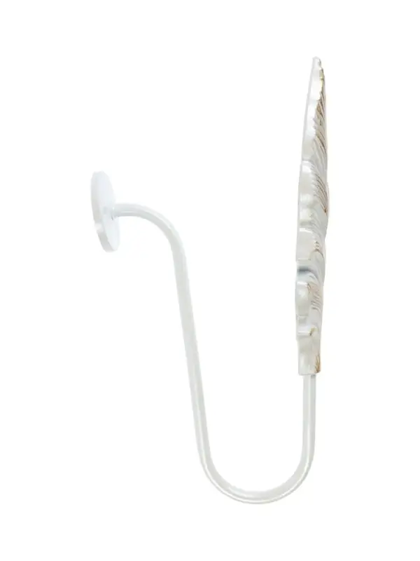 Крючок для штор CAPPIO KS041, цвет белый с золотом, набор 2 шт