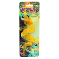 Новый год! Игрушка-антистресс &laquo;Змейка&raquo;, липучка, на блистере