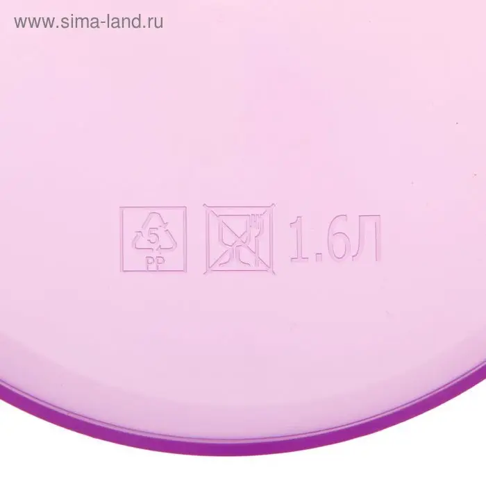 Кашпо &laquo;Цветы&raquo;, 1,6 л, 14 х 14 см