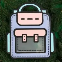 Пакет подарочный, &laquo;Портфель&raquo;, с zip-lock застежкой, 24&times;28+8 см