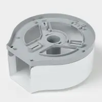 Диспенсер туалетной бумаги, пластик белый, втулка 4 см