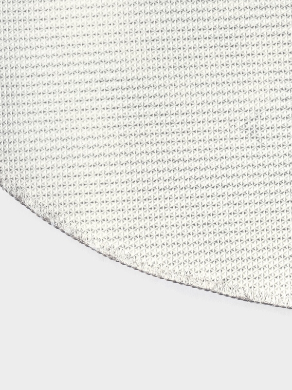 Коврик для ванной "Монпелье" SAVANNA 50х80 см, бело-серый