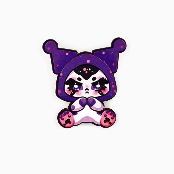 Значки деревянные &laquo;Аниме&raquo; в шоубоксе, 20 шт