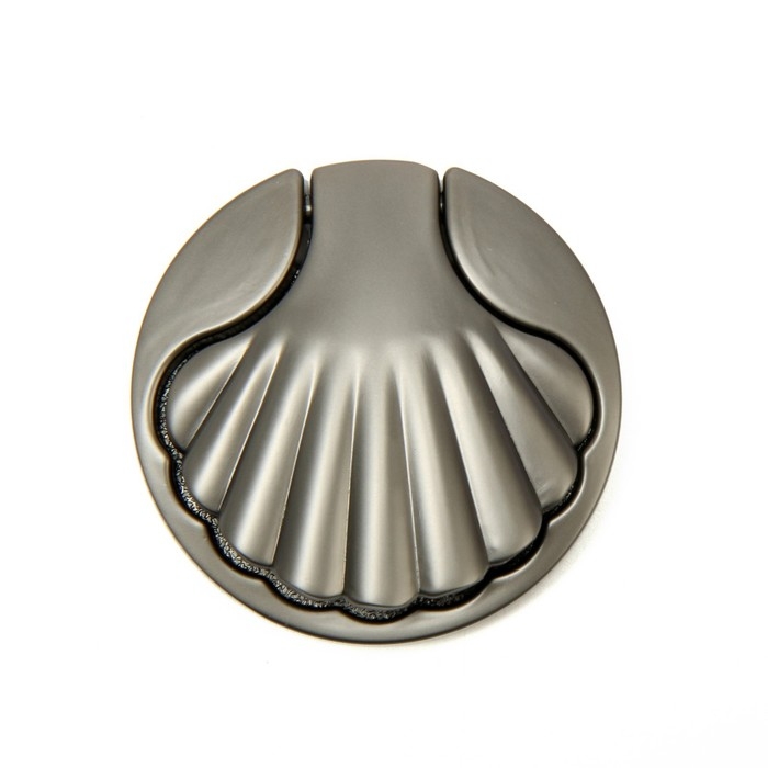 Ручка-кнопка CAPPIO RK133, мебельная, цвет графит, 8 шт.