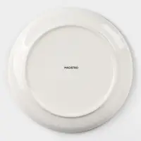 Тарелка фарфоровая пирожковая Magistro &laquo;Церера&raquo;, d=18 см, цвет белый