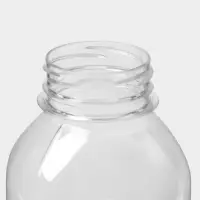 Бутылка ПЭТ 500 мл, горло 0,38 см, квадратная, цвет прозрачный