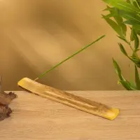 Благовония в тубусе "Жасмин и Шафран" 30 штук с деревянной подставкой