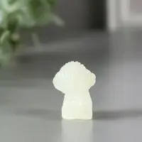 Сувенир полистоун флюоресцентный "Терьерчики" набор 4 шт 2х2,7х3 см