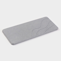 Диатомитовый коврик для сушки 25х10, цвет серый