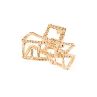 Крабик для волос &laquo;Эмма&raquo;, бантик, 2.5 см, золото