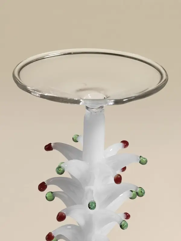 Бокал для вина "Елочный", розовый 8х20,5 см