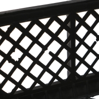 Ящик универсальный, пластиковый, 40&times;30&times;13 см, чёрный, УЦЕНКА