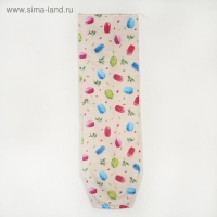Чехол для гладильной доски Nika, 130&times;42 см, с поролоном, рисунок МИКС