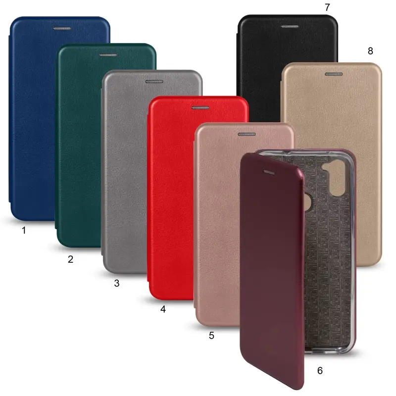 Чехол-книжка Samsung A11 цвета в ассортименте