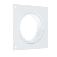 Фланец "КосмоВент" ЛФ100, выход d=100 мм, присоединительный, квадратный