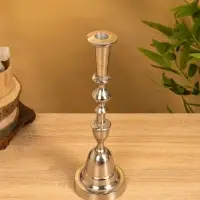 Подсвечник "Юла" 9,5х9,5х32 см, алюминий