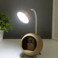 Ночник "Капибара в круглом кресле" LED 3Вт 5V USB АКБ 2 режима 8,5х8,5х25,5 см