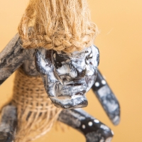 Сувенир &laquo;Абориген скейтбордист&raquo;, 7&times;12&times;12 см, дерево