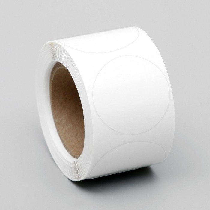 Наклейка прозрачная 3,8 х 3,8 см, 300 шт