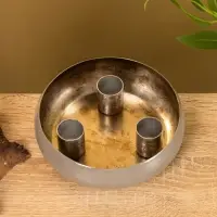 Подсвечник на 3 свечи на магнитах &laquo;Ковентри&raquo;, 13&times;13&times;4 см