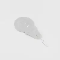 Иглы швейные, d=0.5 - 0.7 мм, 4.3 / 4.5 / 4.7 / 5.3 см, с золотым ушком, 10 шт., с нитевдевателем