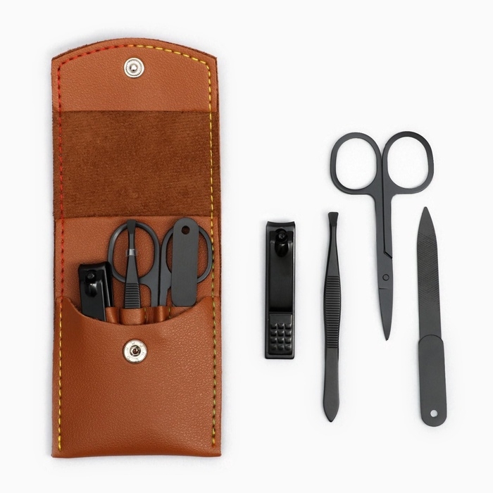 Маникюрный набор 4 предмета &laquo;Man rules&raquo;, 10,2 х 7 см