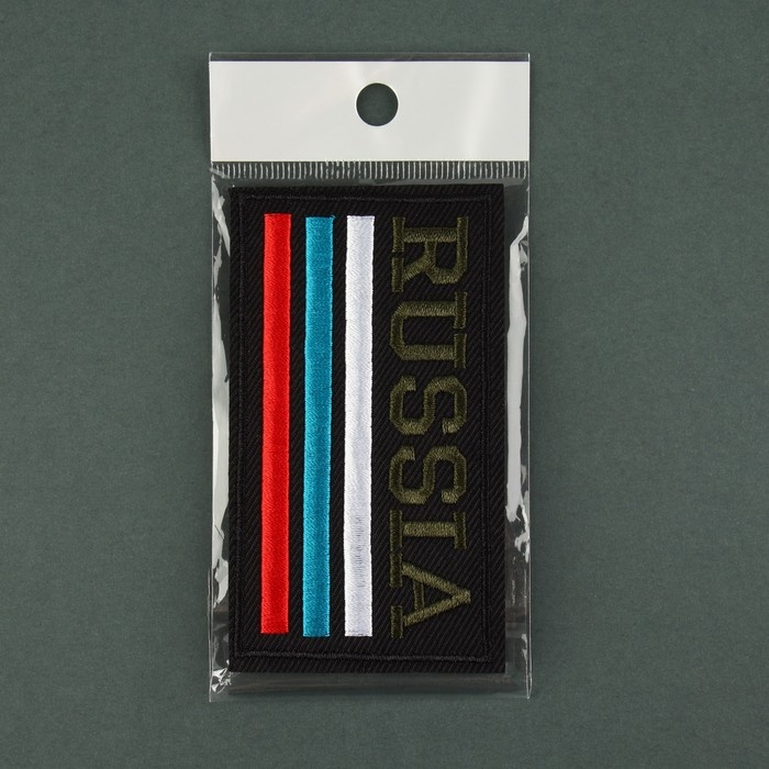 Шеврон на липучке &laquo;Россия&raquo;, 9 &times; 5 см