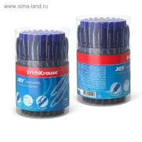 Ручка шариковая автомат ErichKrause JOY Original, комфортное письмо, синяя