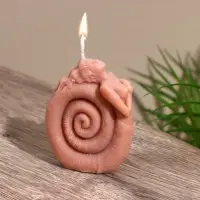 Свеча "Русалка" 6,5х4х8 см, соевый воск МИКС