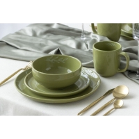 Кружка керамическая Dolce Ceramo &laquo;Олива&raquo;, 450 мл, зелёная