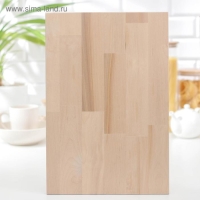 Доска разделочная Доляна &laquo;Классика&raquo;, 42&times;28&times;1,8 см, берёза