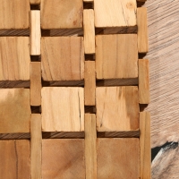 Коврик из тикового дерева, 30х20х0,7 см