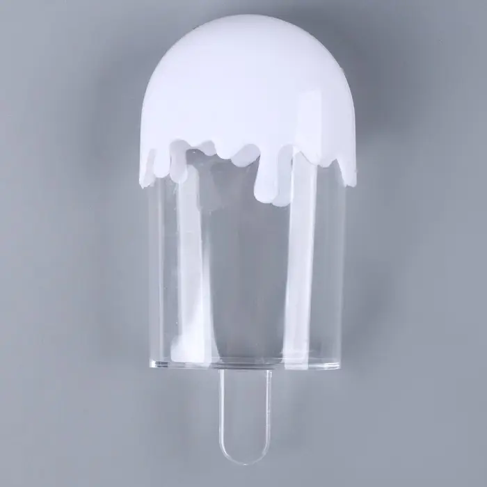 Основа для творчества и декорирования &laquo;Мороженое&raquo;, набор 3 шт., размер 1 шт. &mdash; 5,5 &times; 11 &times; 3 см, объём &mdash; 50 мл