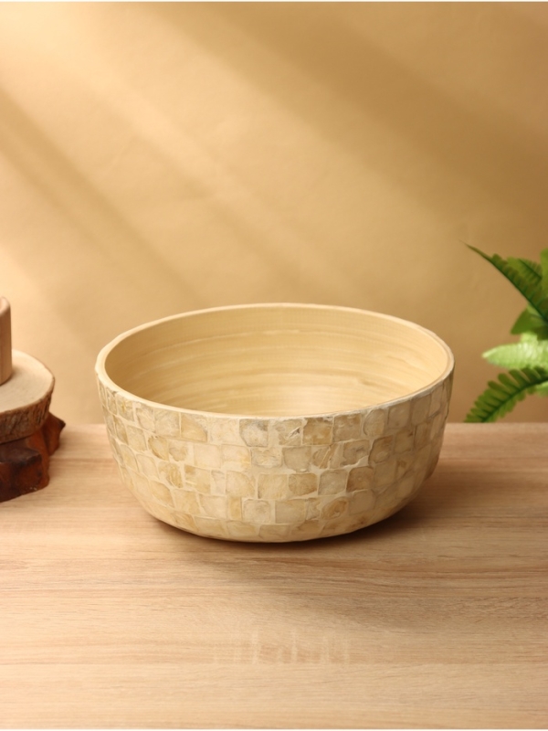 Салатник 25х25х12 см, бамбук