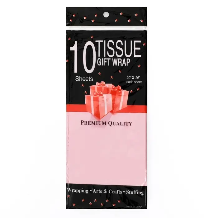 Бумага тишью &laquo;Жемчужная&raquo;, розовый, 50&times;66 см