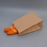 Пакет крафт бумажный фасовочный, прямоугольное дно 26&times;15&times;34 см