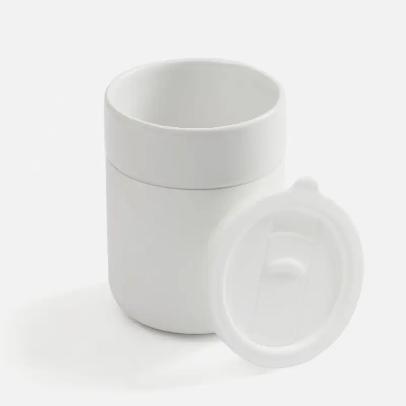 Кружка Nabo с силиконовым держателем, белая