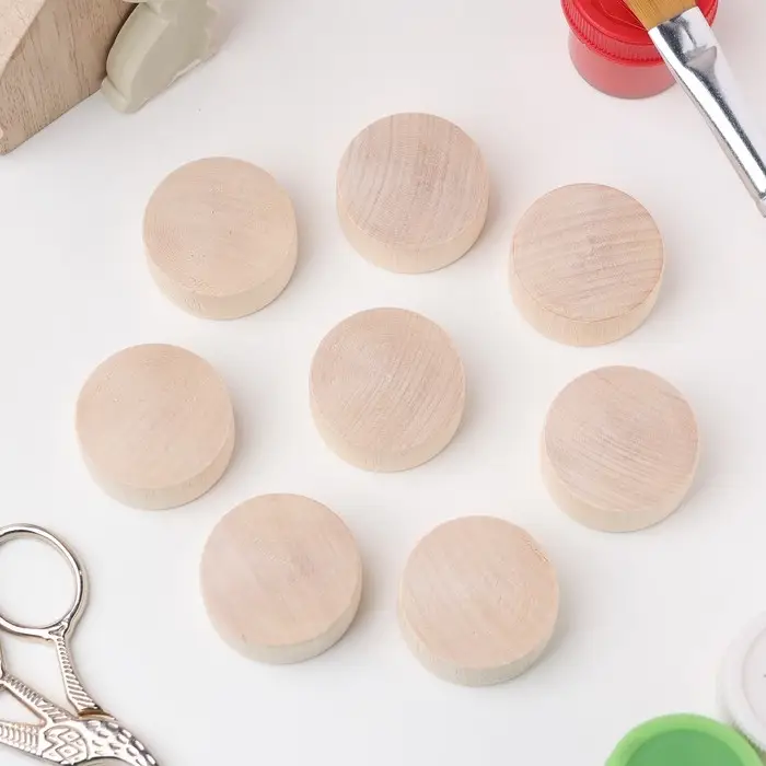 Фурнитура для настольных игр "Шайба", заготовка, h=15 мм, D=34 мм