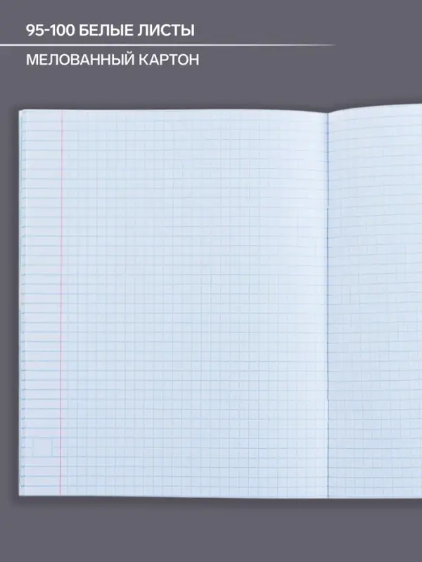 Тетрадь предметная 48 листов в клетку Calligrata, &laquo;Коллаж. История&raquo;, обложка мелованный картон