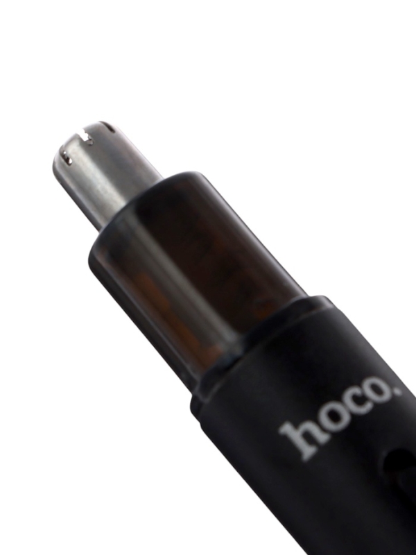 Тример для носа/ушей Hoco HP34, зарядное устройство, щетка для чистки, чехол, черный