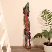 Панно настенное "Геккон абориген" 14х1х100 см