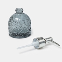 Дозатор для мыла SAVANNA &laquo;Лазурь&raquo;, 220 мл, стеклянный, синий