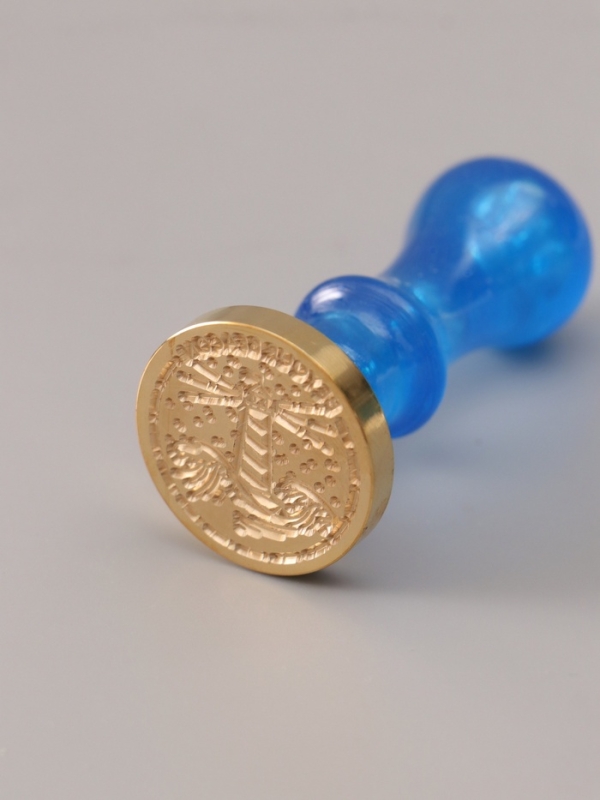 Сургучный набор "Маяк" печать, ручка, сургуч 12,5х10х3,6 см