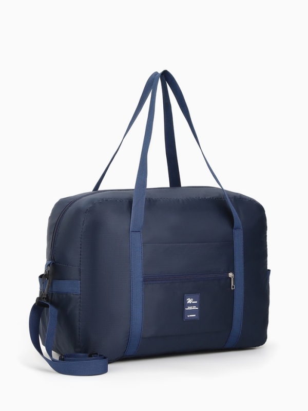 Сумка дорожная на молнии, синяя