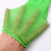 Капрон для кукол и цветов, набор 4 шт., размер 1 шт. &mdash; 45 &times; 6 см, цвет зелёный