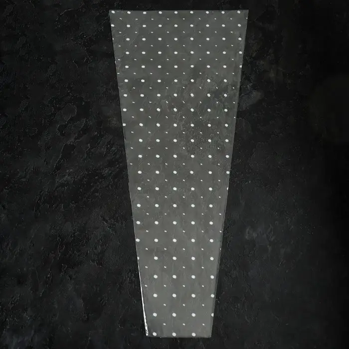 Пакет цветочный Конус, горох, 36/80