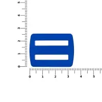 Пряжка &mdash; регулятор ремня Fermo, синяя